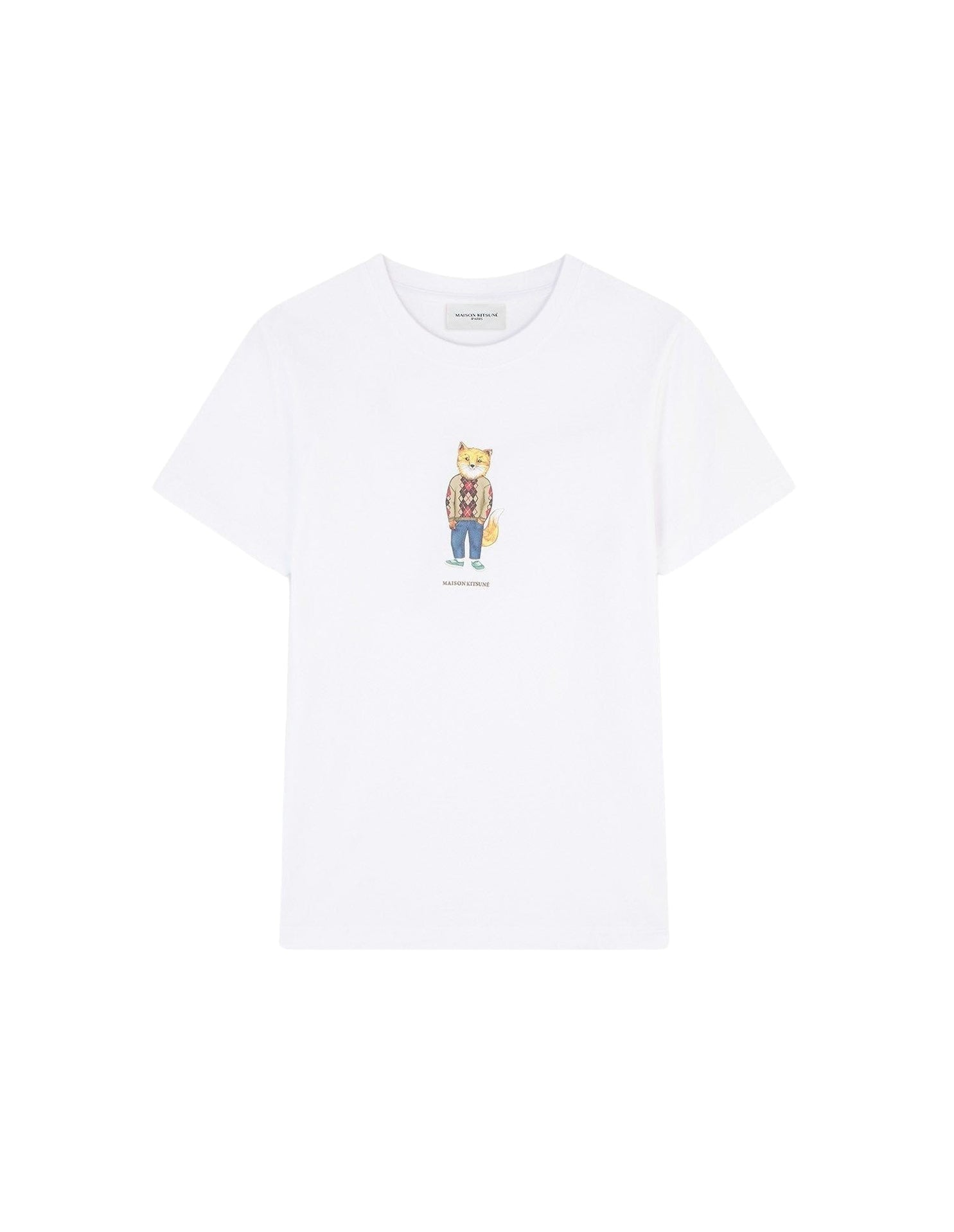 T-shirt à encolure arrondie - White