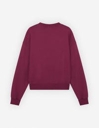 Sweatshirt à manches longues avec écusson brodé - Grape