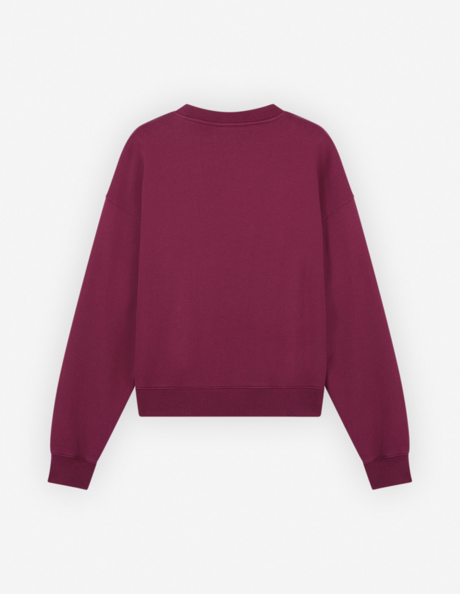 Sweatshirt à manches longues avec écusson brodé - Grape