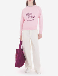 Sweatshirt à col rond Palais Royal avec impression - Pale Pink