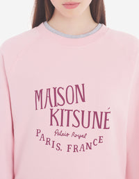 Sweatshirt à col rond Palais Royal avec impression - Pale Pink
