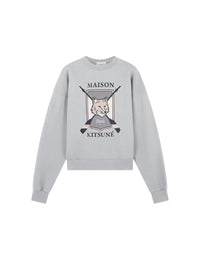 Pull à manches longues College Fox - Light Grey