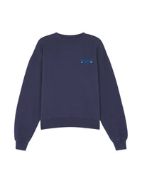 Sweatshirt à manches longues avec impression  - Ink Blue