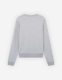 Sweatshirt with lettering and crest - Light Grey Melange