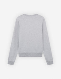 Sweatshirt avec inscription et avec écusson - Light Grey Melange