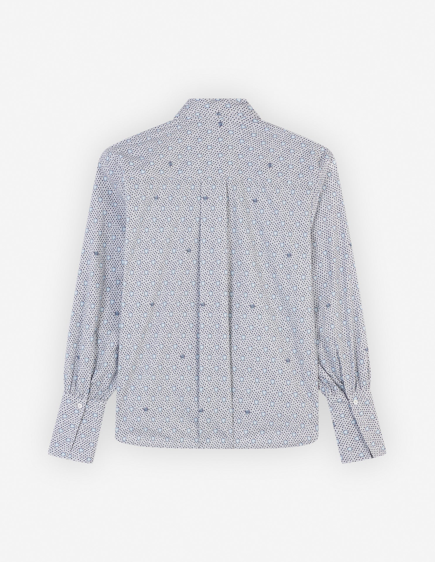 Chemise boxy à imprimé bouclier - Cloud Navy Foulard