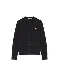 Cardigan Baby Fox à manches longues en laine - Black