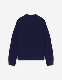 Cardigan Baby Fox à manches longues en laine - Navy