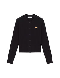 Cardigan Baby Fox à manches longues en laine - Black