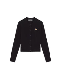 Cardigan Baby Fox à manches longues en laine - Black