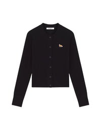 Cardigan Baby Fox à manches longues en laine - Black