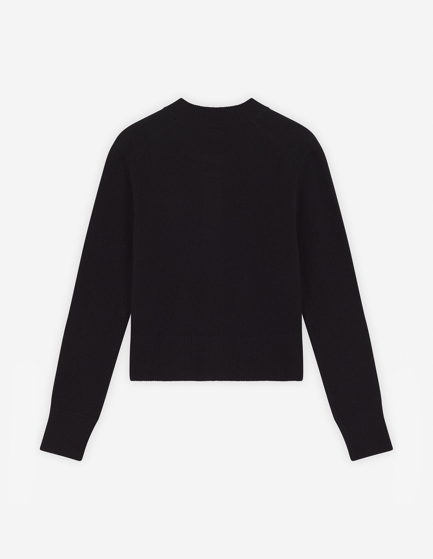 Cardigan Baby Fox à manches longues en laine - Black