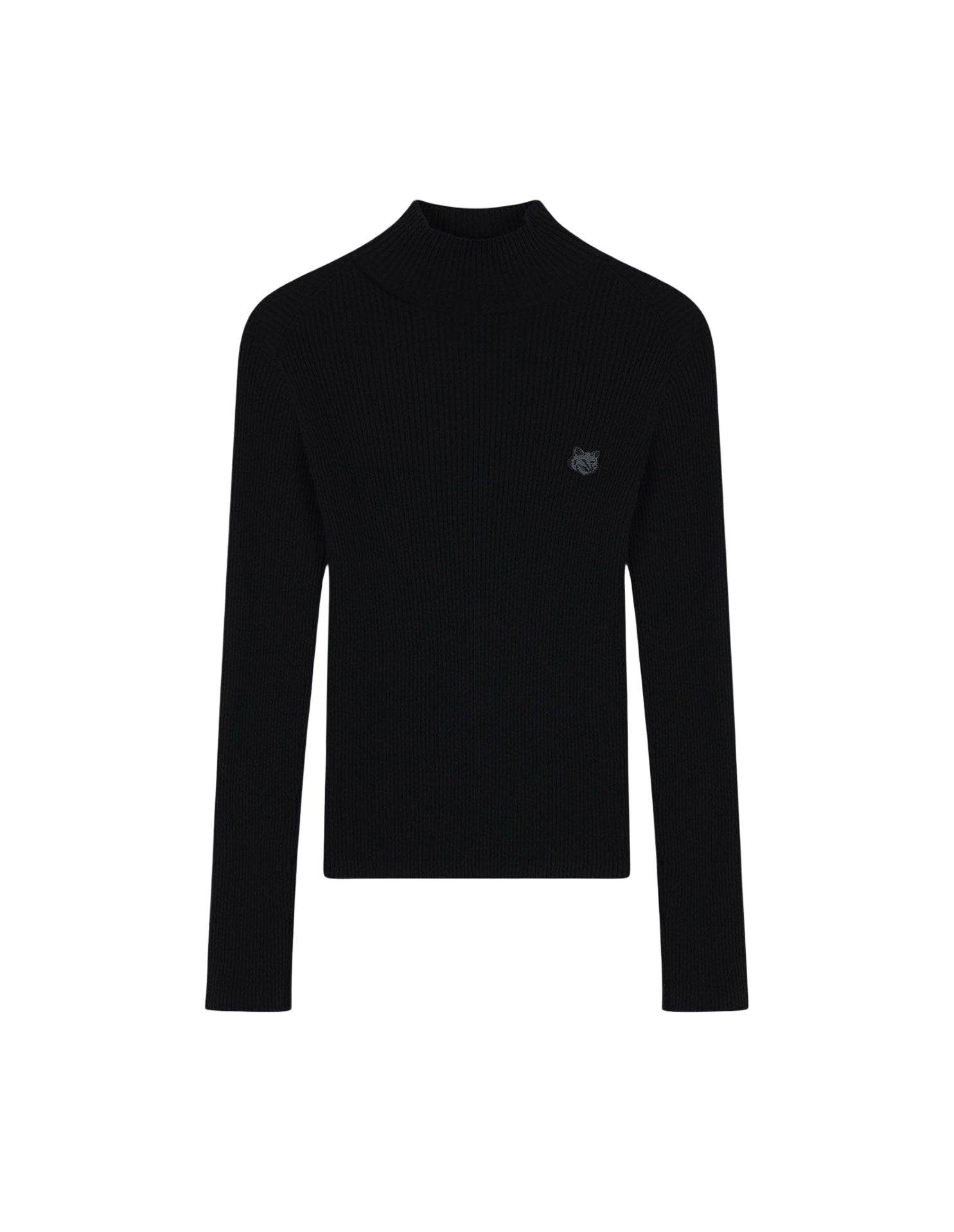 Pull à col roulé en laine - Black