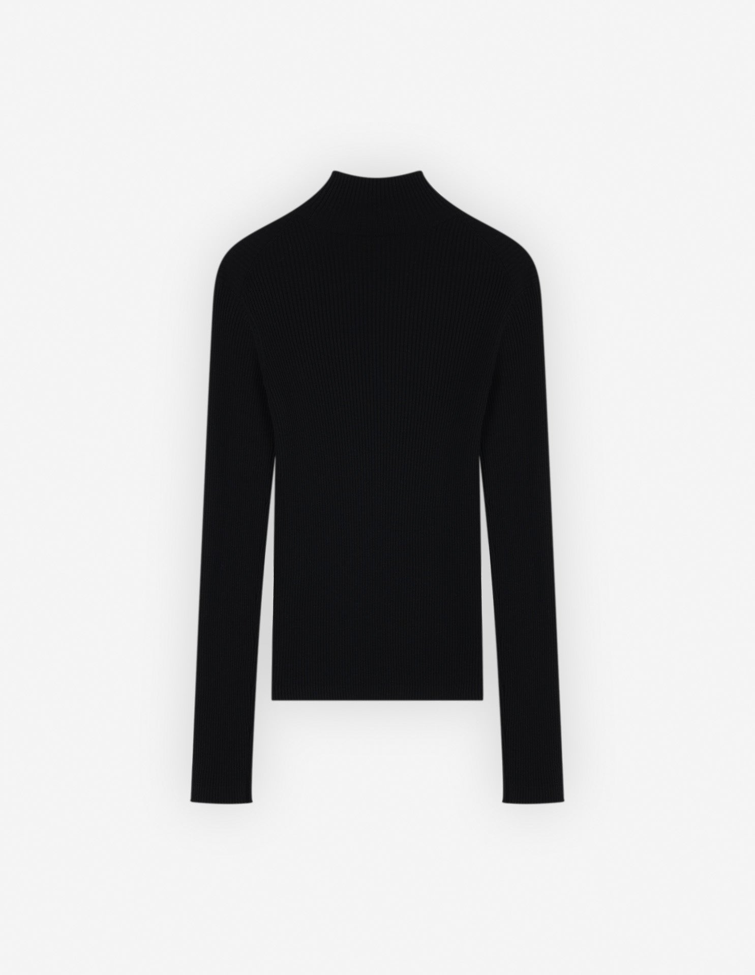 Pull à col roulé en laine - Black