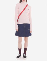Pull à col roulé en laine - Pale Pink