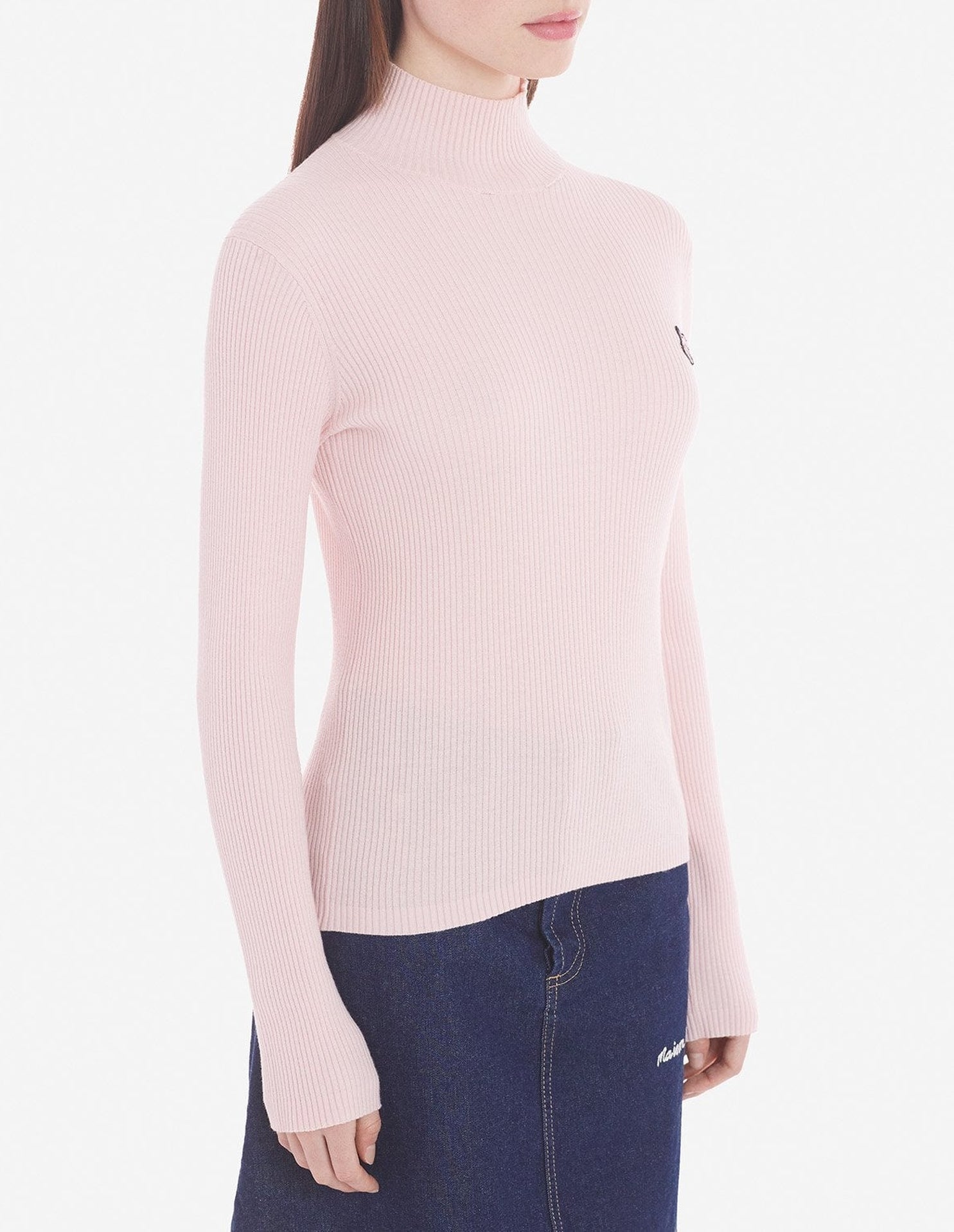 Pull à col roulé en laine - Pale Pink
