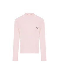 Pull à col roulé en laine - Pale Pink