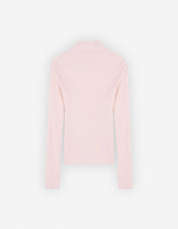 Pull à col roulé en laine - Pale Pink