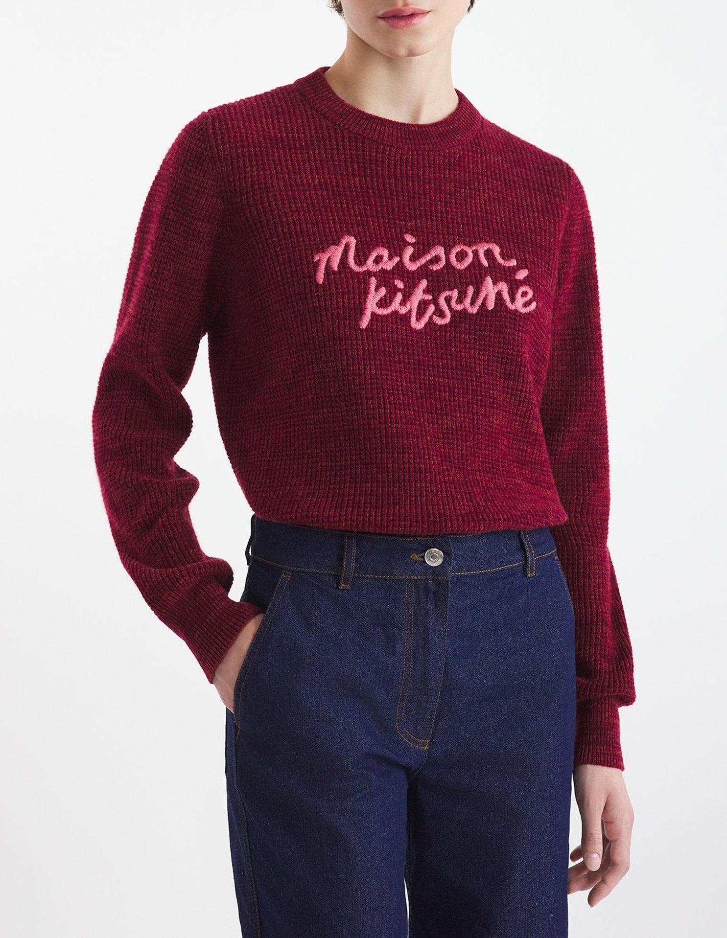 Pull à manches longues avec broderie en laine - Redwood & Sierra