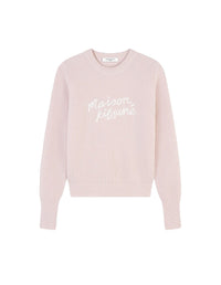 Pull à manches longues en laine - Pale pink