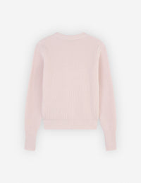 Pull à manches longues en laine - Pale pink
