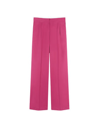 Pantalon à pinces évasé - Fuchsia