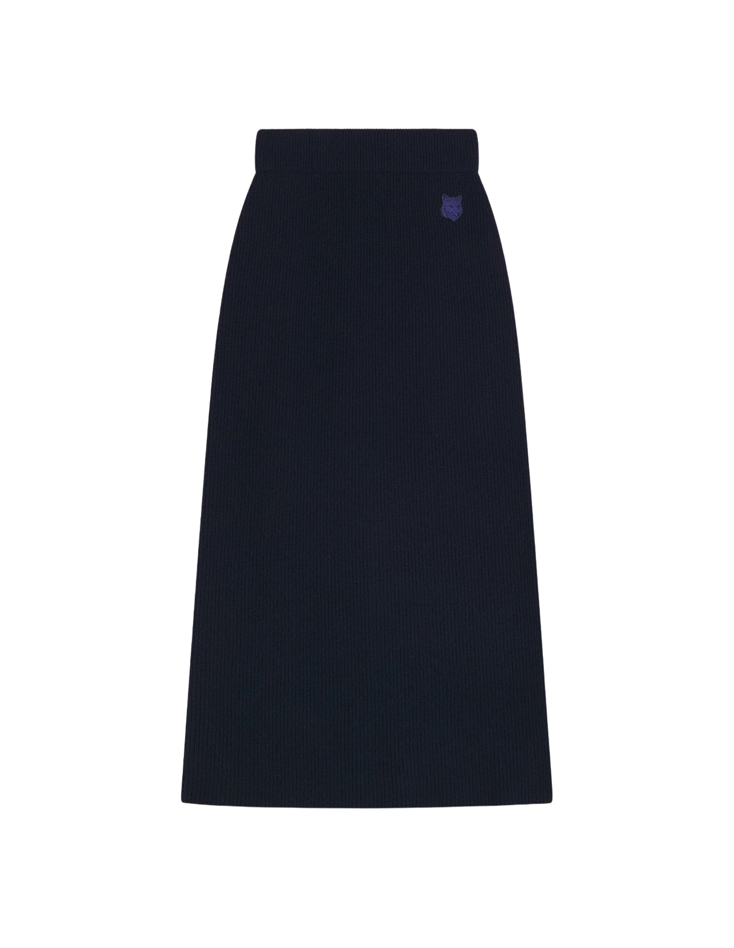 Jupe Bold Fox Head midi Bold Fox en laine et cachemire - Ink Blue