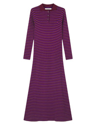 Robe Bold Fox Head à rayures en laine - White Stripes