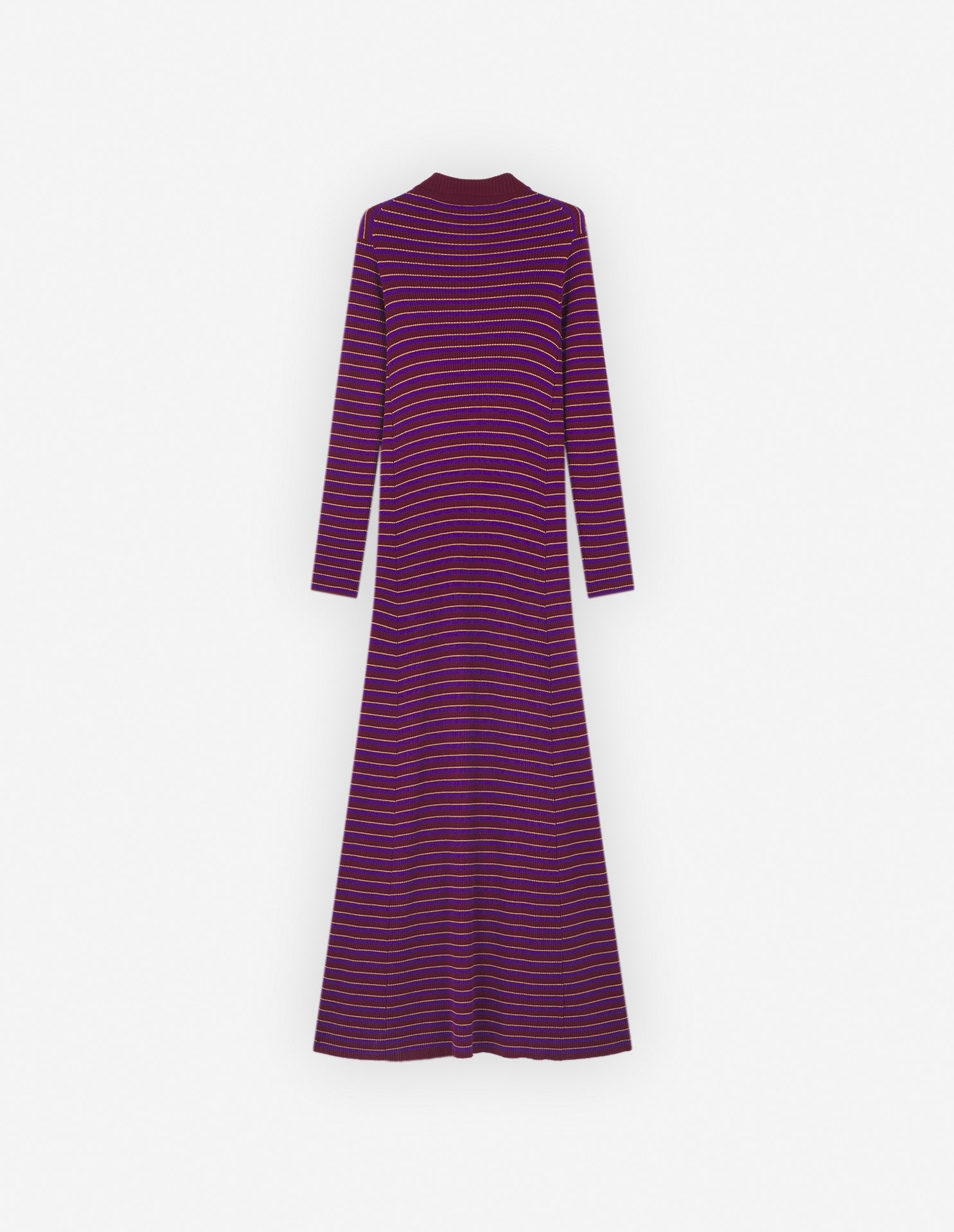 Robe Bold Fox Head à rayures en laine - White Stripes