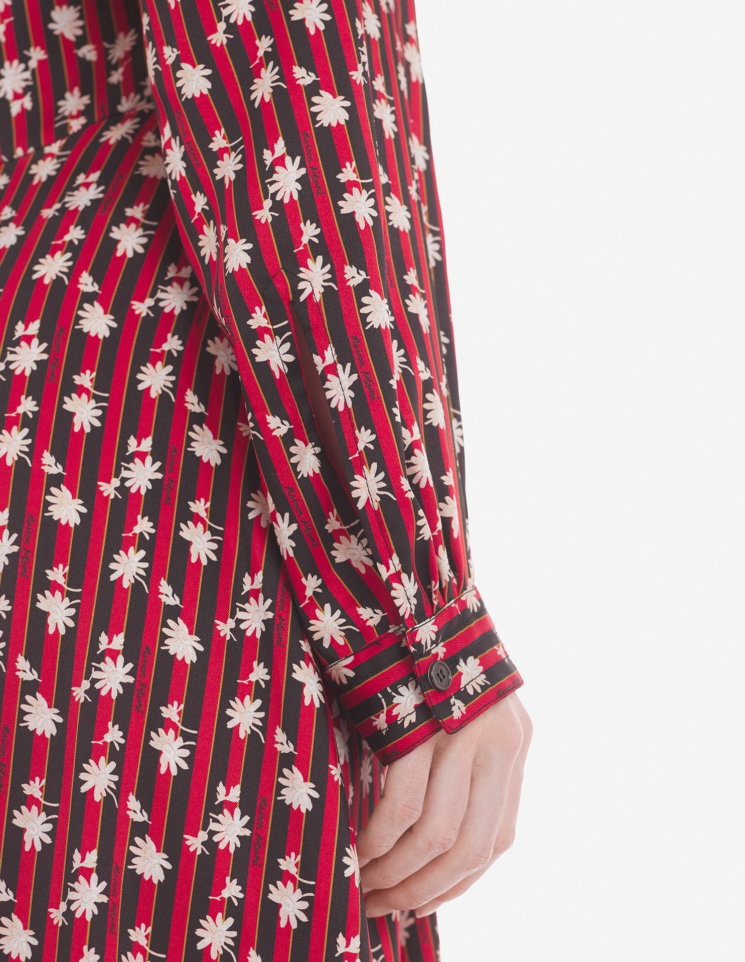 Robe longue à imprimé rayures - Pecan Cherry Floral
