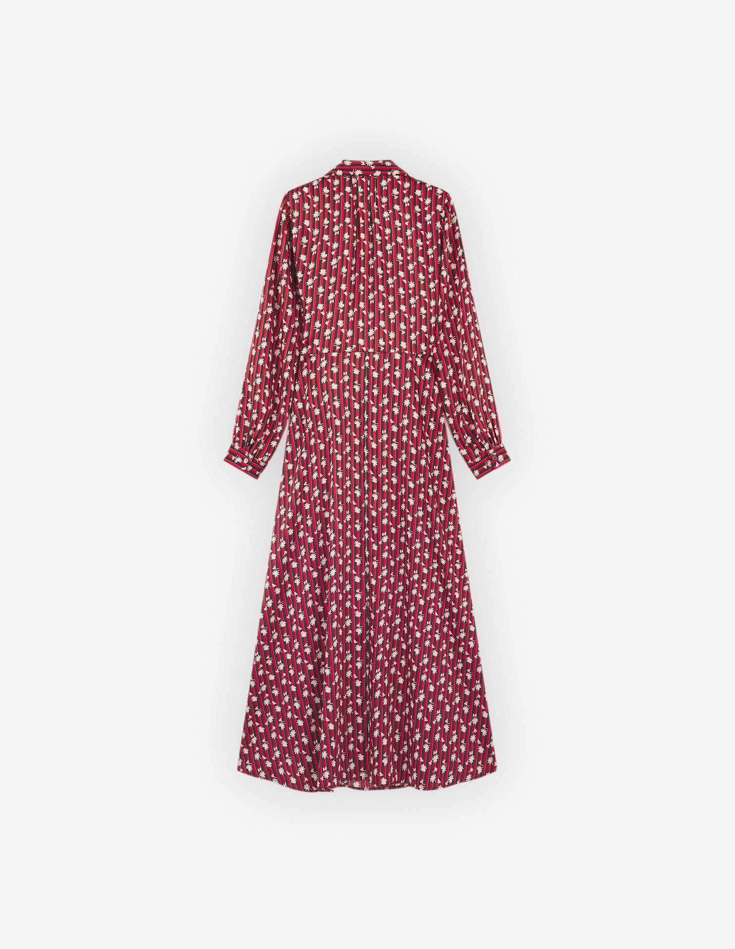 Robe longue à imprimé rayures - Pecan Cherry Floral