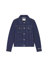 Veste à poches en denim - Washed Indigo