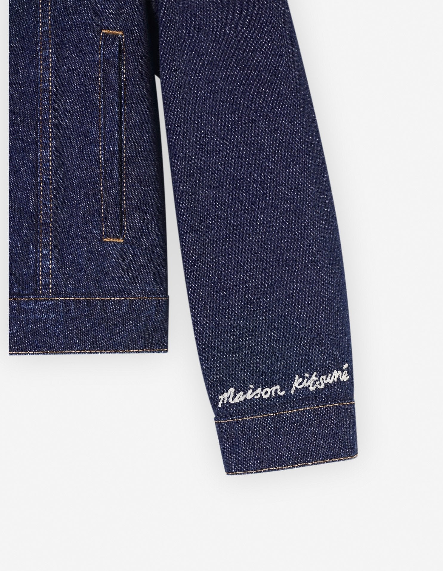 Veste à poches en denim - Washed Indigo