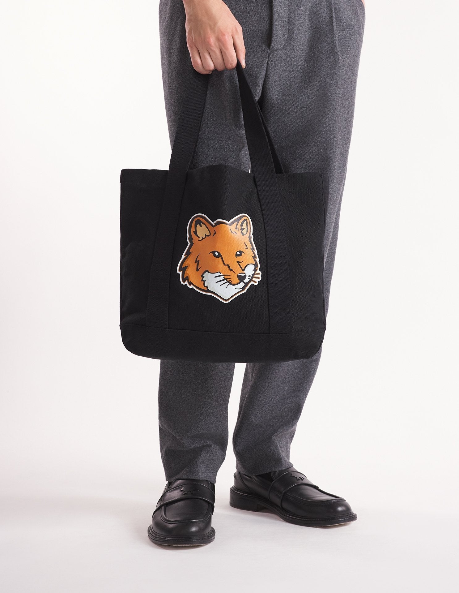 Fox Head shopping bag - Black