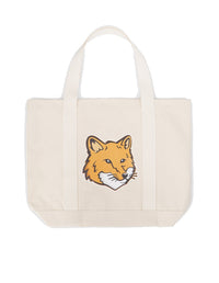 Sac cabas Fox Head - Ecru