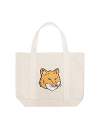 Sac cabas Fox Head - Ecru