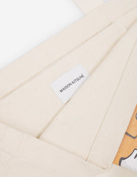 Fox Head shopping bag - Ecru