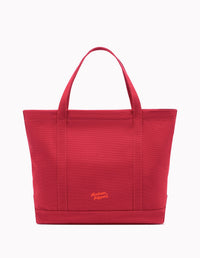 Bold Fox Head Large Shopping Bag - Burnt Red