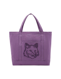 Grand sac cabas Fox head - Lilac