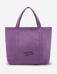 Fox head large shopping bag - Lilac