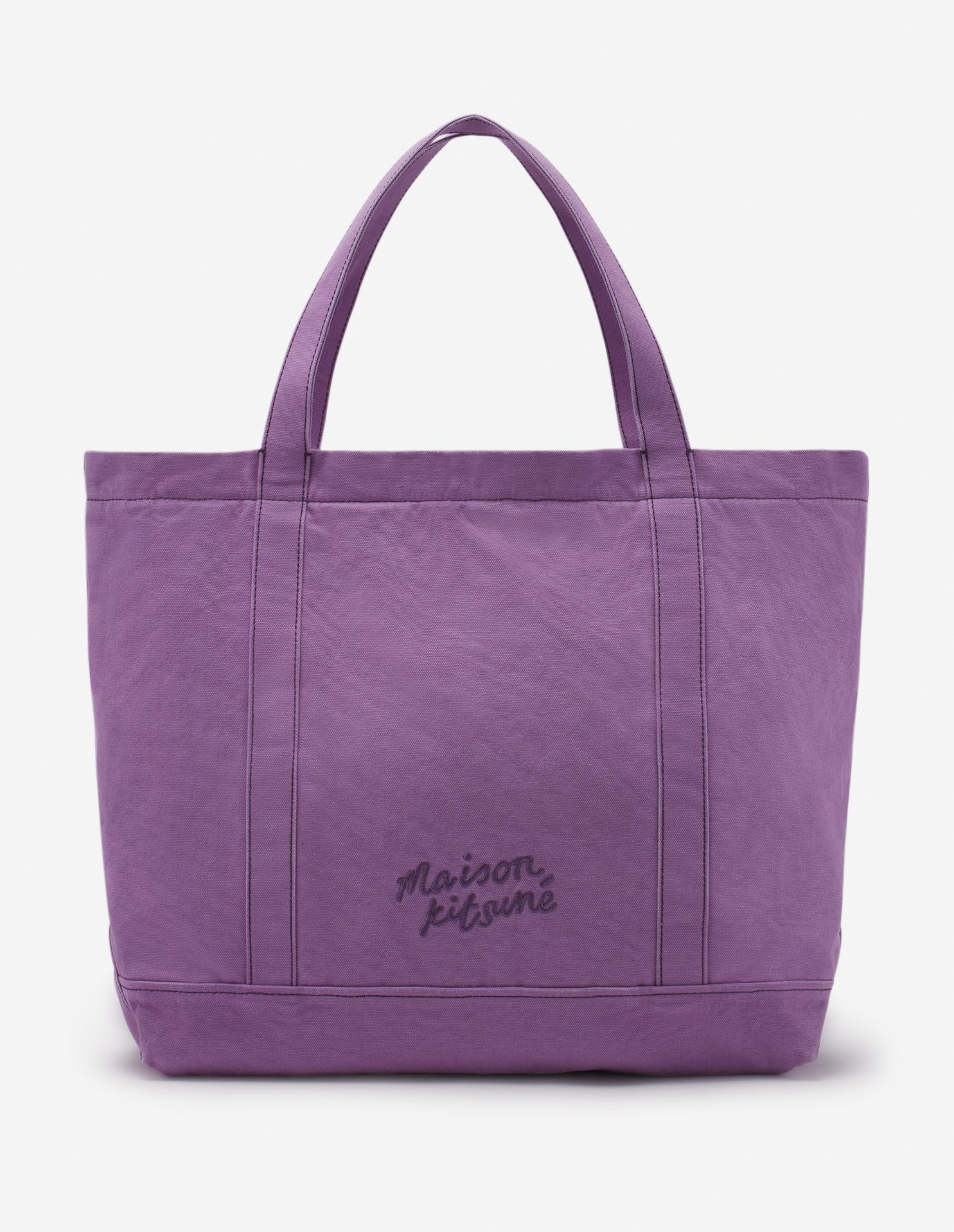 Fox head large shopping bag - Lilac