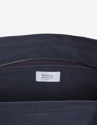 Fox head large shopping bag - Iris Black