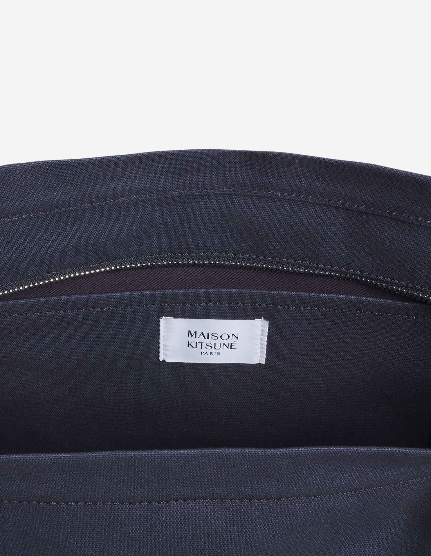 Fox head large shopping bag - Iris Black