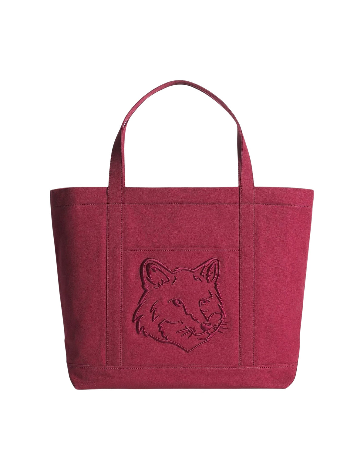 Grand sac cabas Fox Head - Red Brown