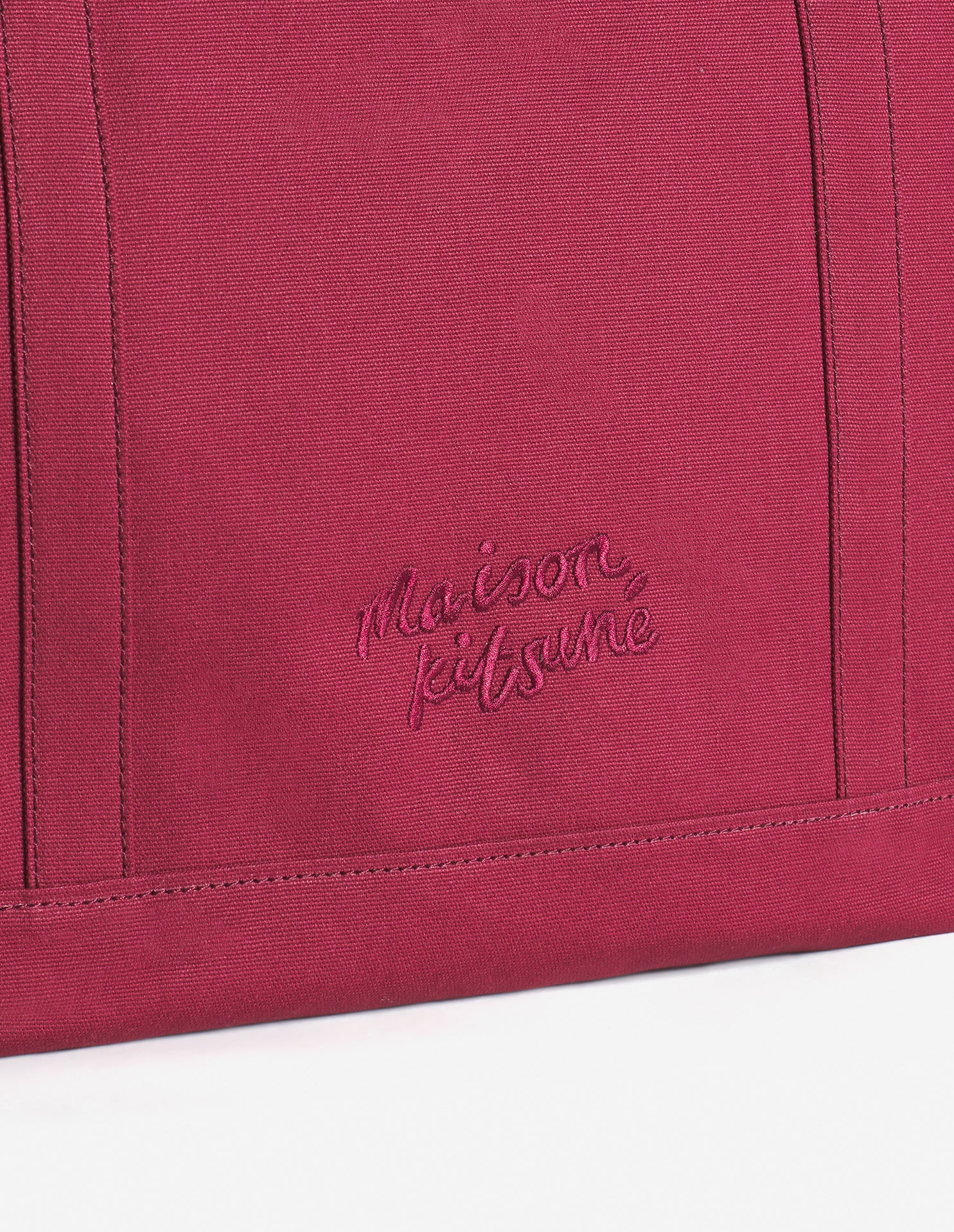 Fox head large shopping bag - Red Brown