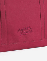 Grand sac cabas Fox head - Red Brown