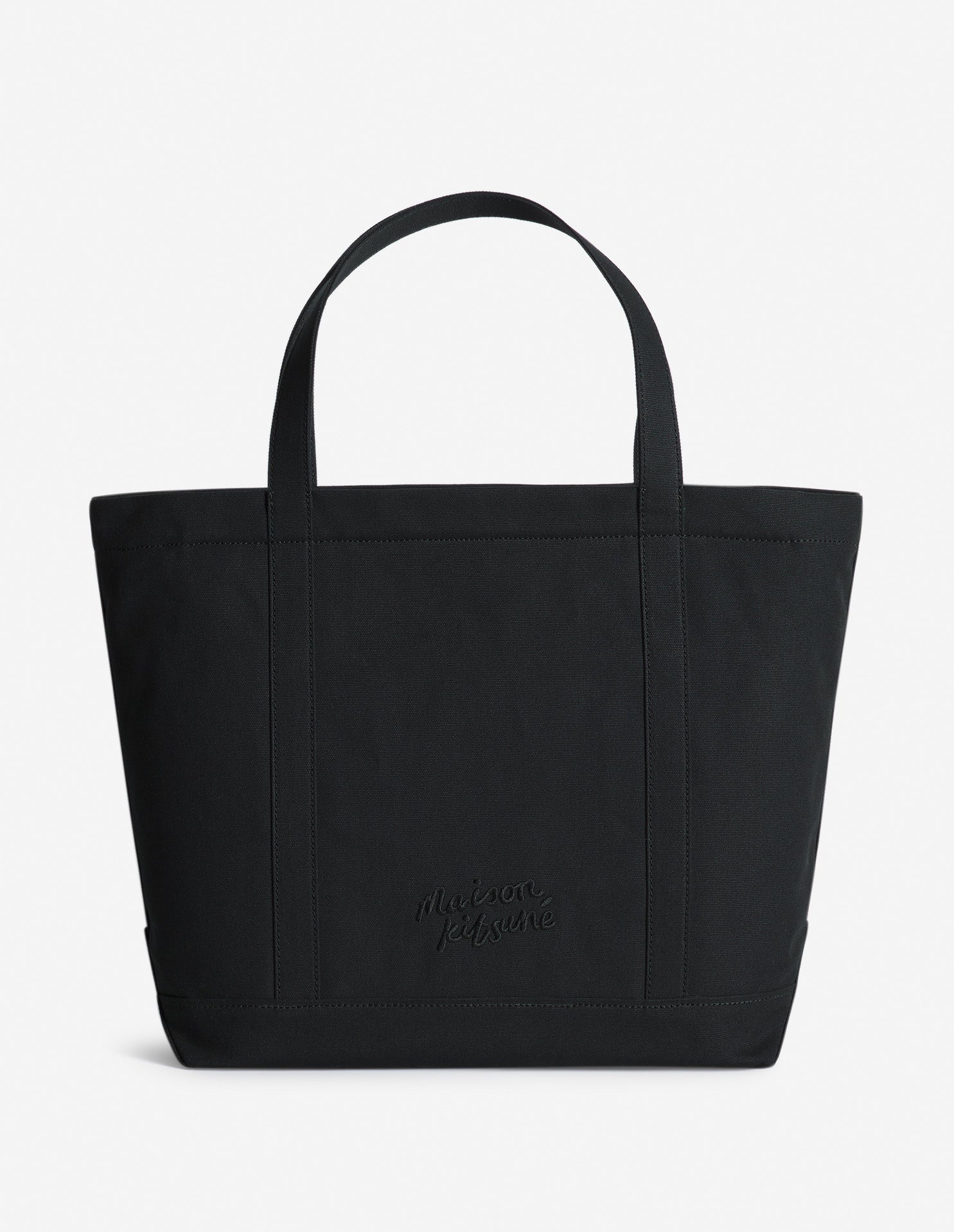 Fox head large shopping bag - Black