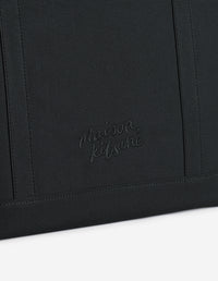 Fox head large shopping bag - Black