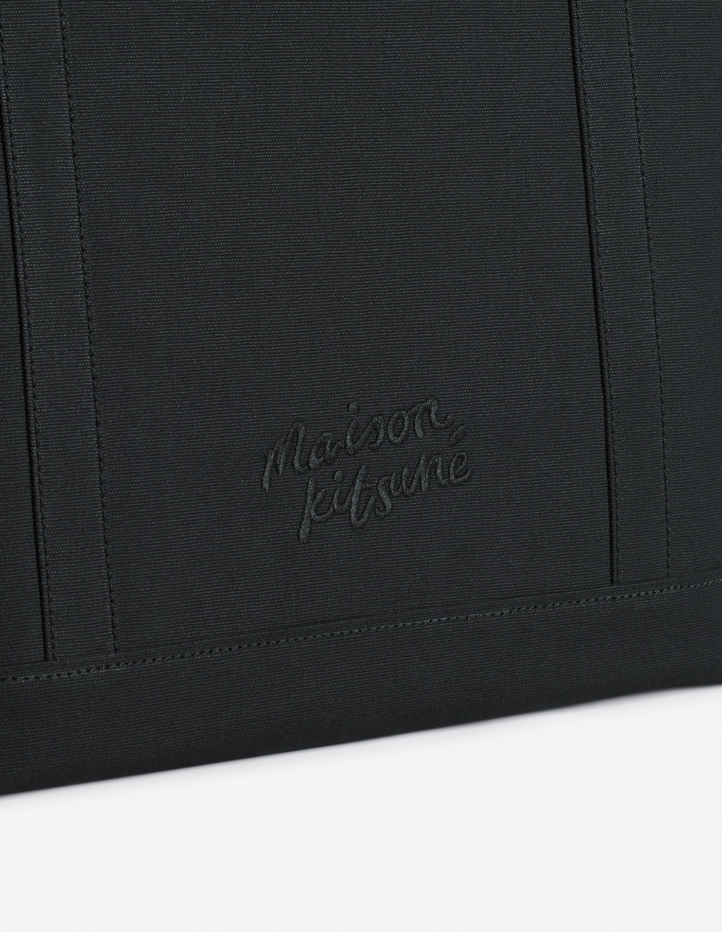 Fox head large shopping bag - Black