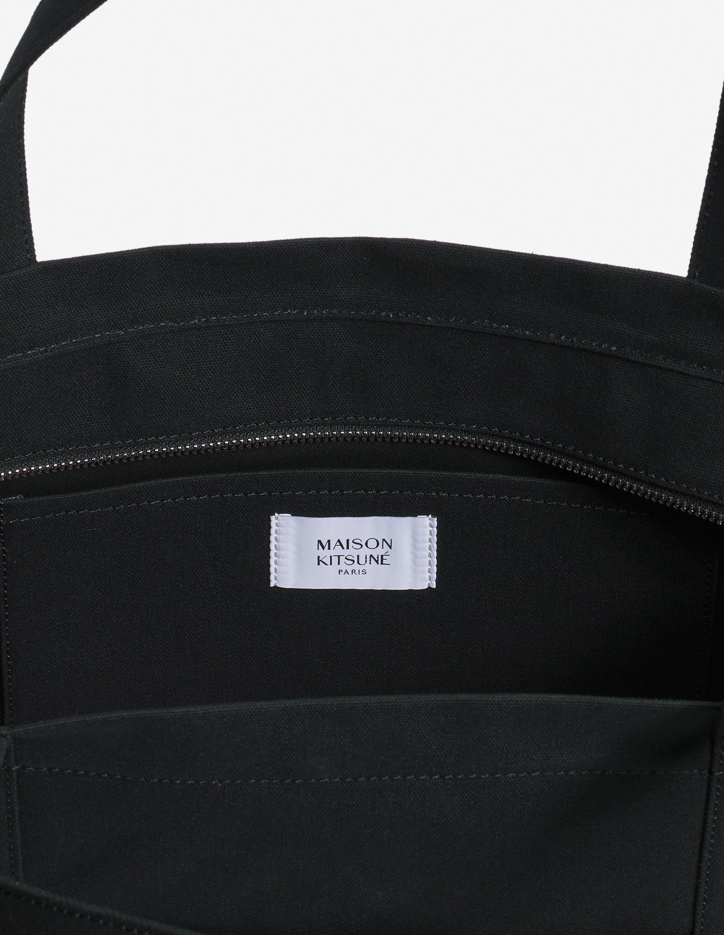 Fox head large shopping bag - Black